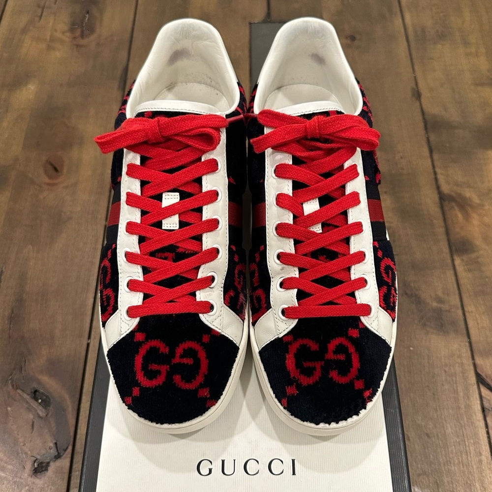 Gucci Ace Terry Sneakers mens 7.5